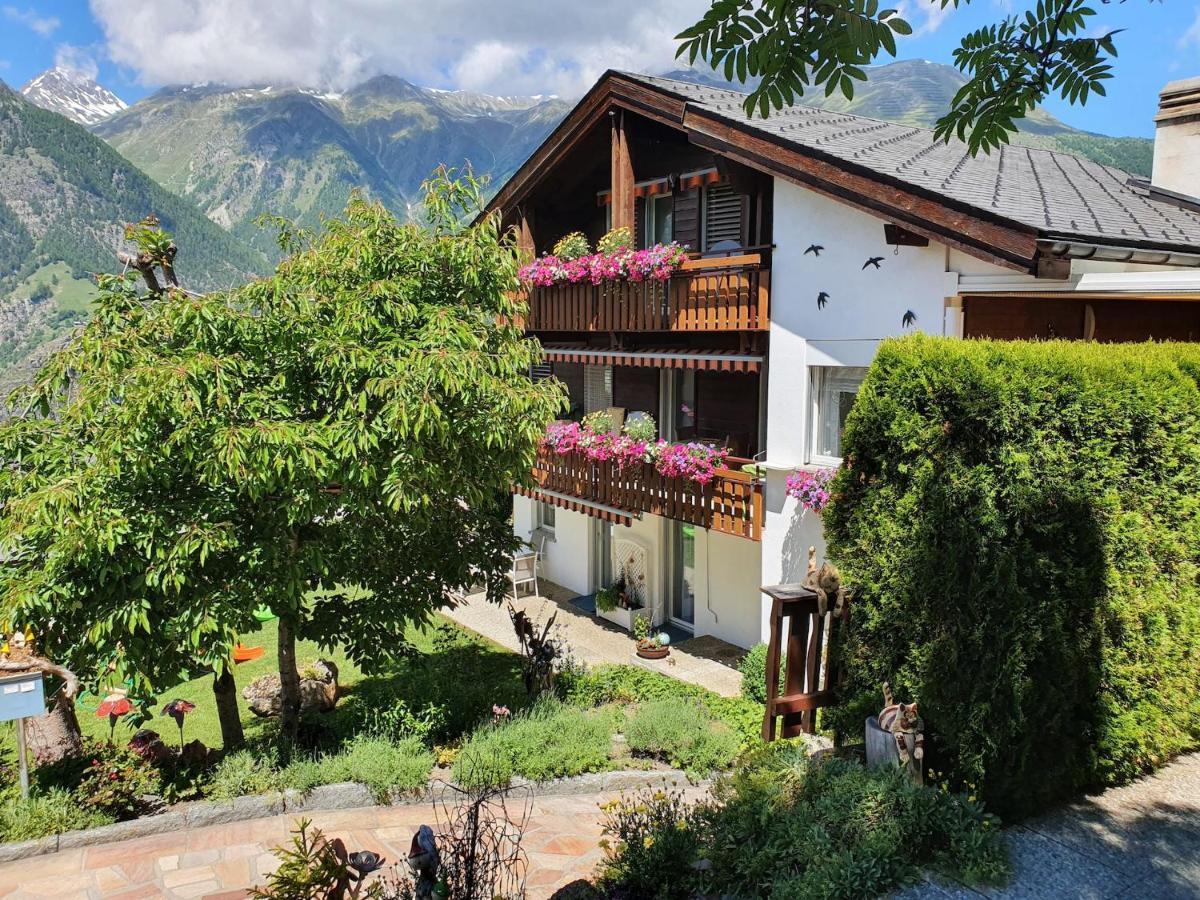 Chalet Schneevogul Grächen Exterior foto